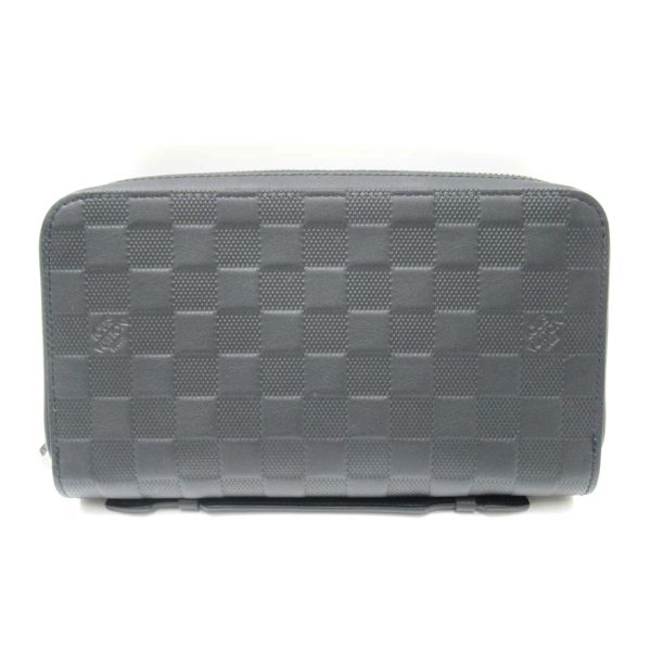 09348 1 Louis Vuitton Zippy XL Damier Wallet Gray