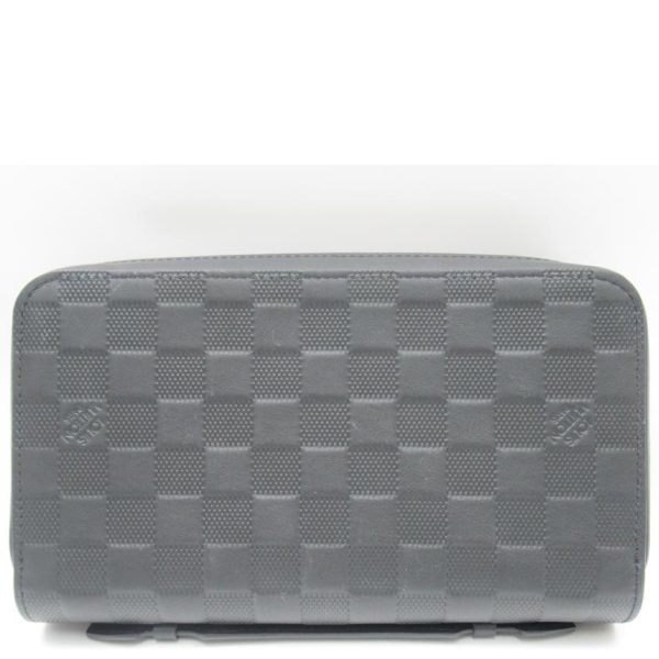 09348 2 Louis Vuitton Zippy XL Damier Wallet Gray