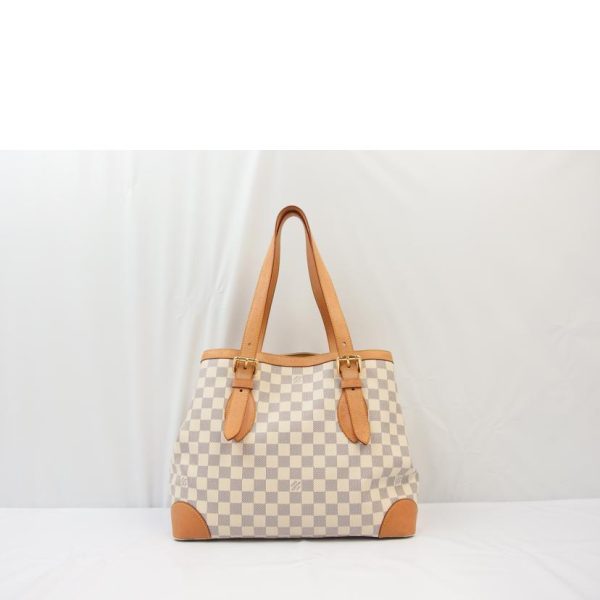 09461 2 Louis Vuitton Hampstead MM Tote Bag Damier Azur