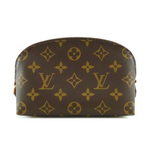 09473 1 Louis Vuitton Monogram Dora PM Coated Canvas Calf Bag MARRON+COQUELICOT