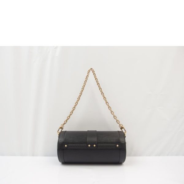 09478 2 Louis Vuitton Papillon Trunk Bag Epi Noir