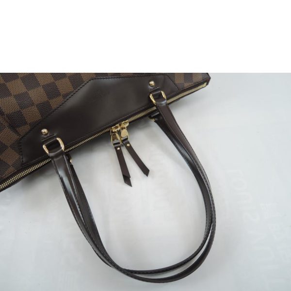 09508 4 Louis Vuitton Westminster Damier Tote Bag Brown