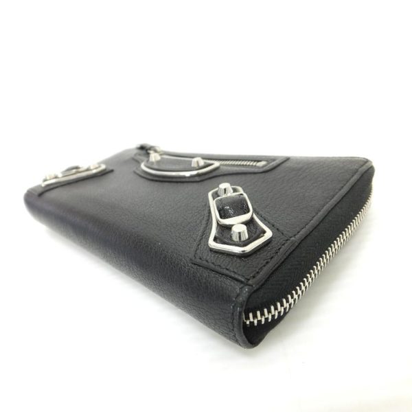 09518 3 Balenciaga Classic Continental Wallet Black