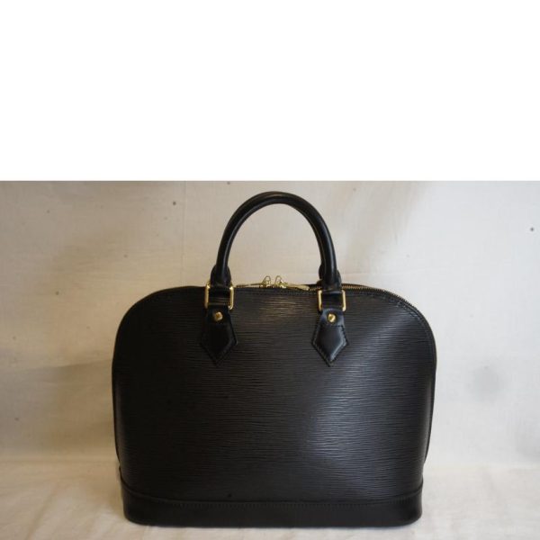 09581 2 Louis Vuitton Alma PM Epi Handbag Noir