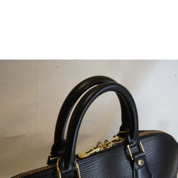 09581 4 Louis Vuitton Alma PM Epi Handbag Noir