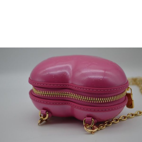 09675 3 Louis Vuitton Keep My Heart Vernis Wallet Pink