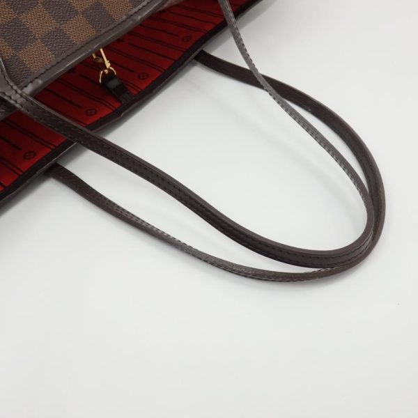 09683 4 Louis Vuitton Neverfull MM Tote Bag Damier Ebene