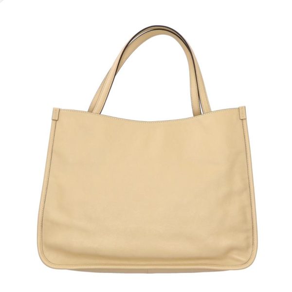 09701 2 Gucci Horsebit Tote Bag Creme