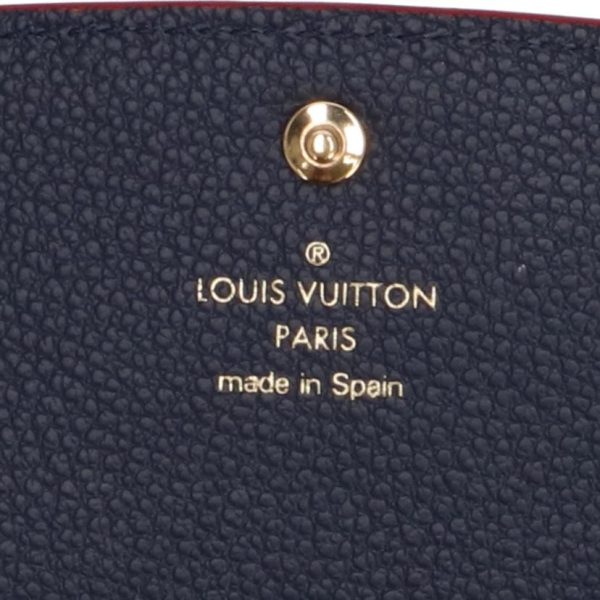 09725 5 Louis Vuitton Emily Wallet Monogram Empreinte Marine Rouge