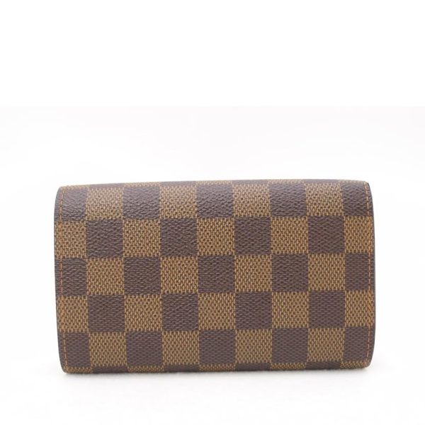 09913 2 Louis Vuitton Portefeuil Tresor Damier Ebene Wallet