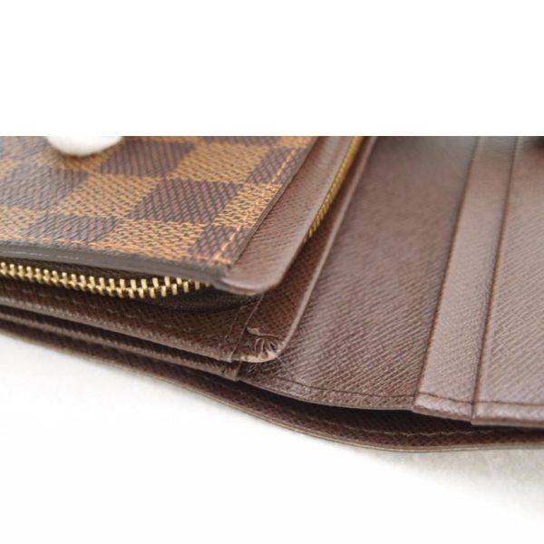 09913 6 Louis Vuitton Portefeuil Tresor Damier Ebene Wallet