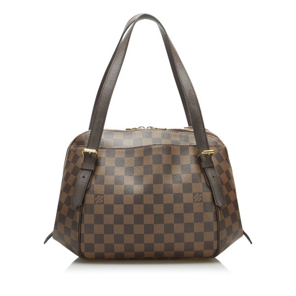 0ijsmguow1juy03u 3 Louis Vuitton Damier Belem MM Shoulder Bag Brown