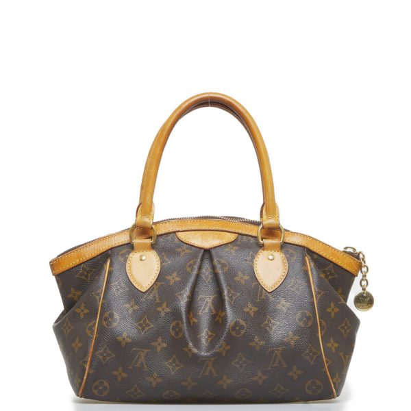 1 0102602 3 Louis Vuitton Monogram Tivoli PM Handbag M40143 Brown