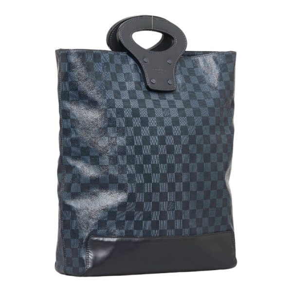 1 0106444 3 Louis Vuitton Damier Cobalt Tote Shoulder Bag 2WAY Navy Blue