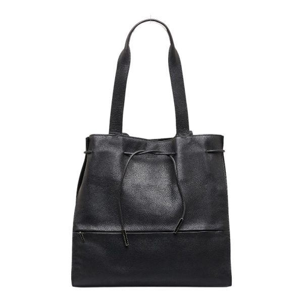 1 0112671 1 Gucci Tote Bag Handbag Black Leather