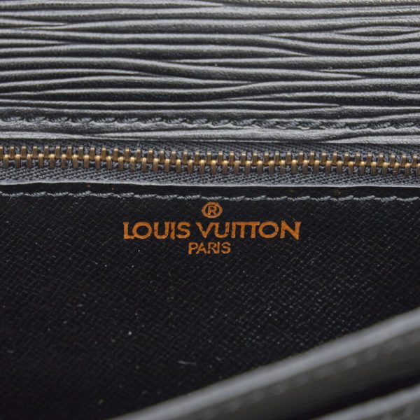 1 0113925 10 Louis Vuitton Epi Bifas Handbag M52322 Noir Black Leather