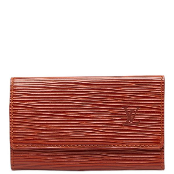 1 0116943 1 Louis Vuitton Epi Multicle 6 series key case Kenyan brown leather