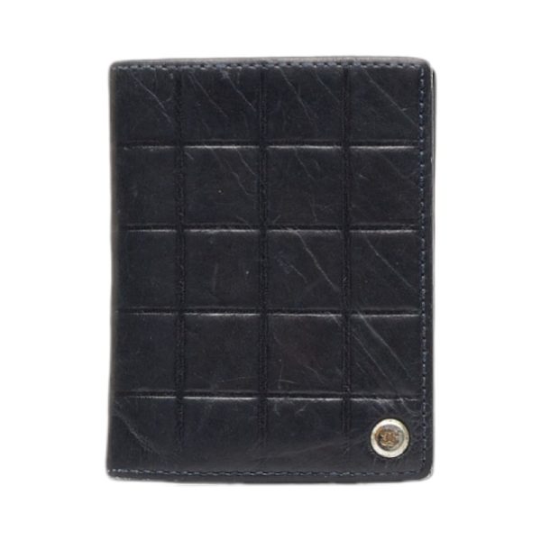 1 0116978 1 CHANEL Cocomark Business Card Holder Card Case Black Lambskin