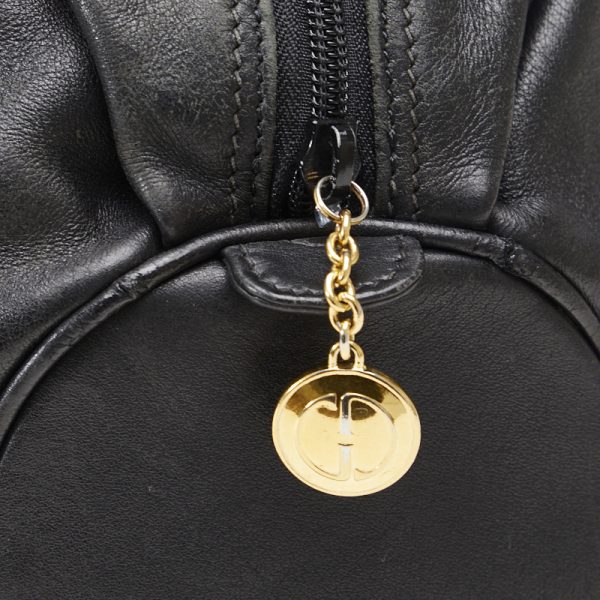 1 0117308 8 Gucci Gucci Drum Boston Handbag Shoulder Bag Black