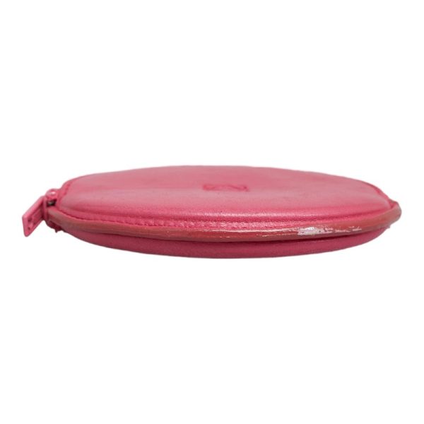 1 0117884 4 LOEWE Anagram Coin Case Pink Leather