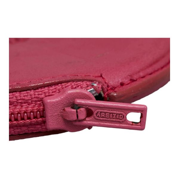 1 0117884 5 LOEWE Anagram Coin Case Pink Leather