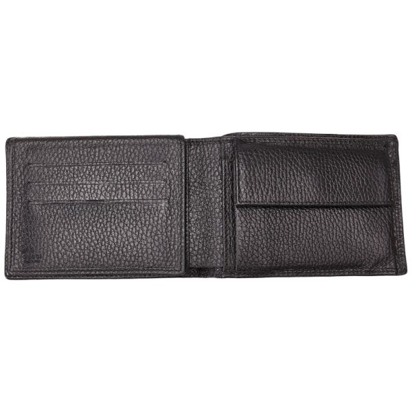 1 0118002 7 Gucci Bifold Wallet Compact Wallet Black Leather