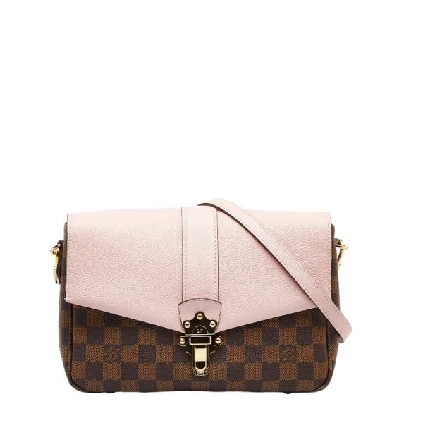 1 0118523 1 Louis Vuitton Damier Clapton Shoulder Bag Magnolia Pink