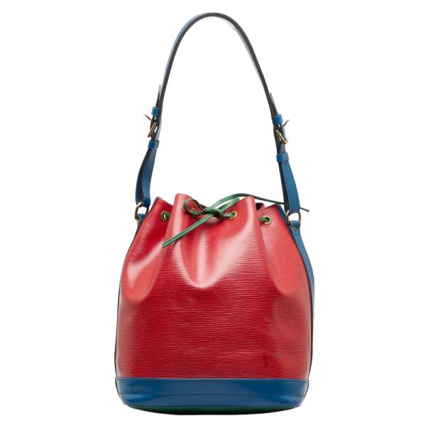 1 0118663 1 Louis Vuitton Epi Noe Tricolor M44084 Red Blue Green Leather