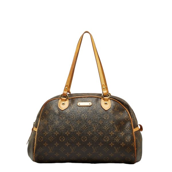 1 0120228 1 Louis Vuitton Montgreille GM Shoulder Bag M95566 Brown