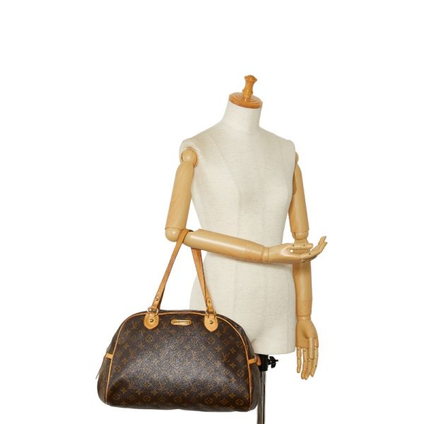 1 0120228 12 Louis Vuitton Montgreille GM Shoulder Bag M95566 Brown