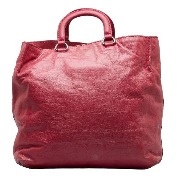 1 0120300 3 Prada Handbag Pink Leather