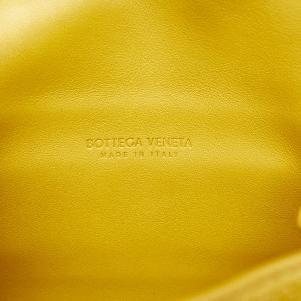 1 0121290 6 Bottega Veneta Cube Lock Hardware Body Bag Waist Bag Mustard Yellow