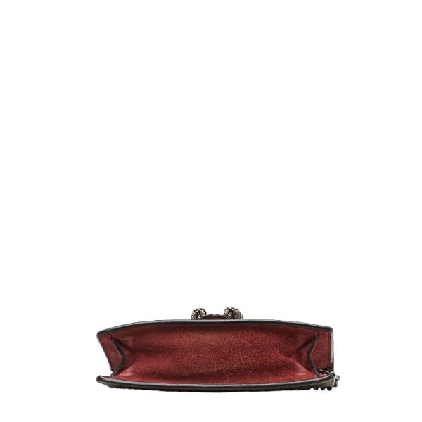 1 0121304 4 Gucci Dionysus Chain Crossbody Shoulder Bag Wine Red