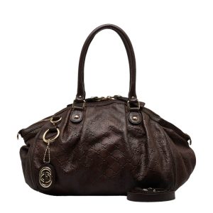 1 0122307 1 Louis Vuitton Recital One Shoulder Handbag Monogram Brown