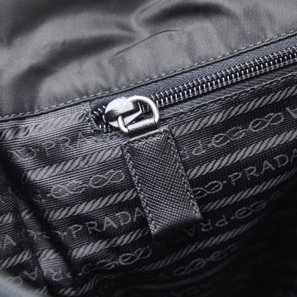 1 0124789 8 Prada Viaggio Messenger Shoulder Bag Black Nylon