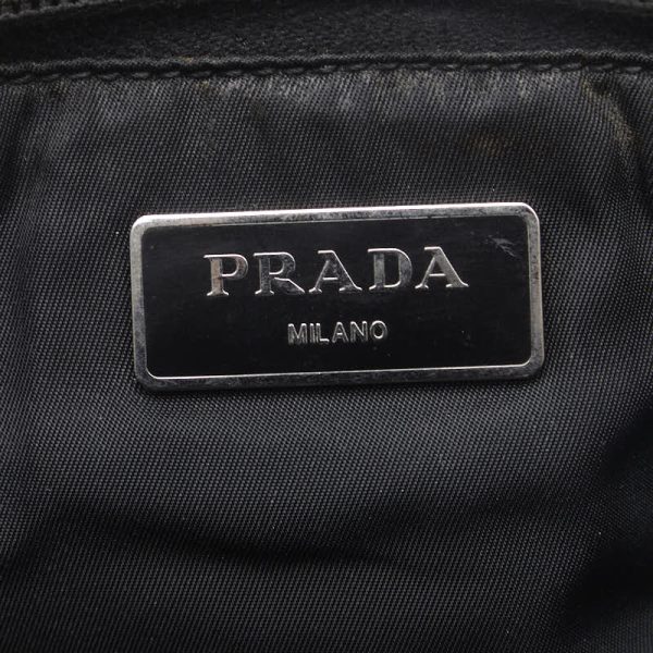 1 0125533 11 Prada Waist Bag Body Bag Black Nylon