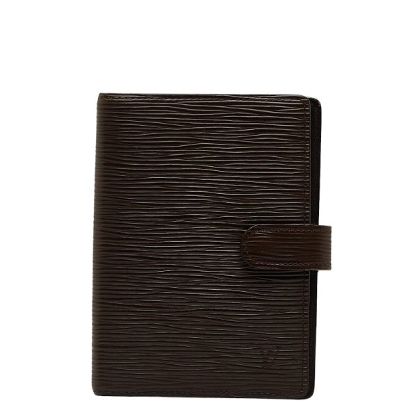 1 0126793 1 Louis Vuitton Epi Agenda PM Notebook Cover Book R2005D Brown