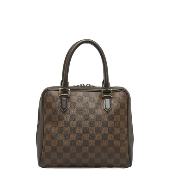 1 0127833 3 Louis Vuitton Damier Brera Handbag N51150 Brown PVC Leather