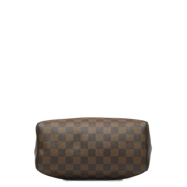 1 0127833 4 Louis Vuitton Damier Brera Handbag N51150 Brown PVC Leather