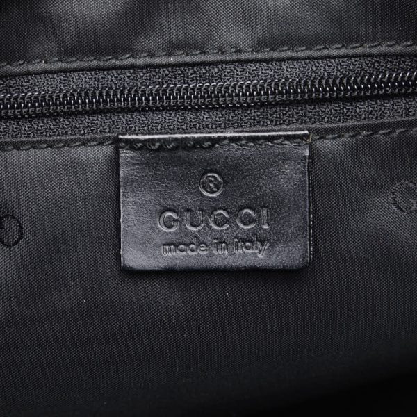 1 0127977 9 Gucci Handbag Black Suede Leather