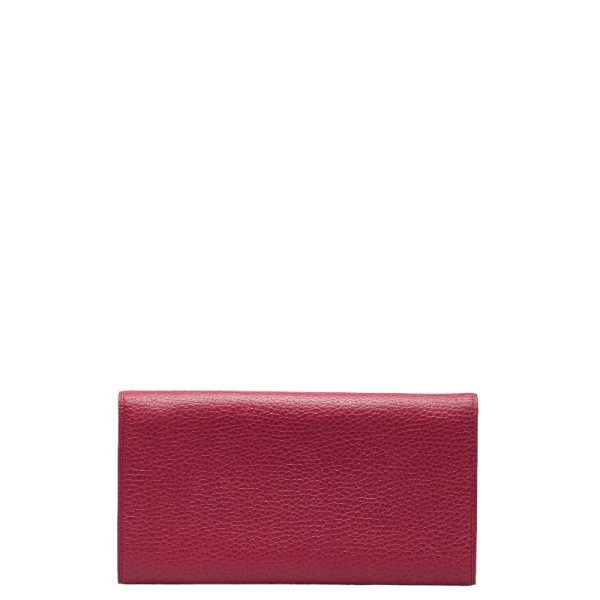 1 0128438 3 Versace Medusa Long Wallet Pink Leather