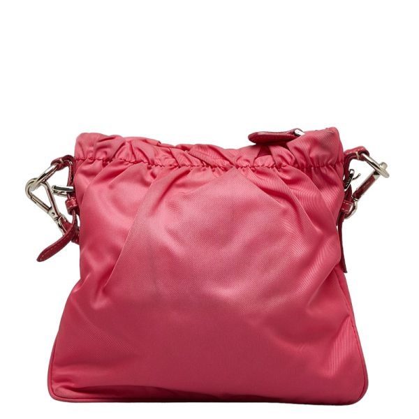 1 0128667 3 Prada Crossbody Shoulder Bag Pink Nylon