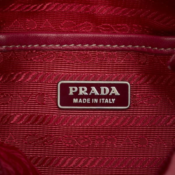 1 0128667 8 Prada Crossbody Shoulder Bag Pink Nylon