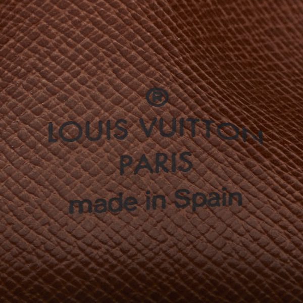 1 0129140 6 Louis Vuitton Monogram Porte 2 Cult Card Case Pass Case Brown