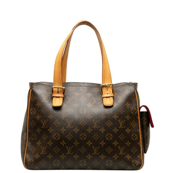 1 0129238 3 Louis Vuitton Monogram Multiple Cite Tote Bag M51162 Brown