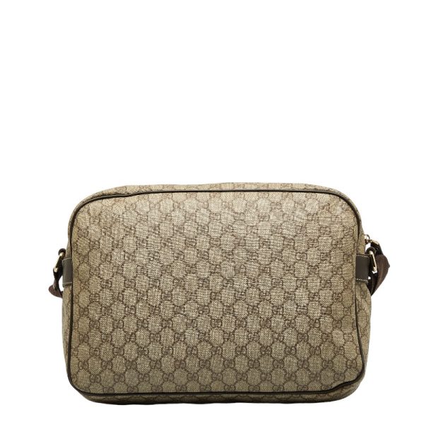 1 0129284 3 Gucci GG Supreme Crossbody Shoulder Bag Beige