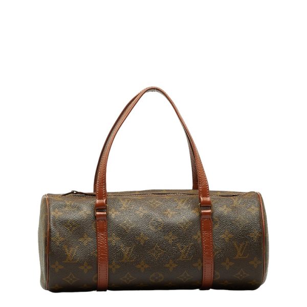 1 0129734 1 Louis Vuitton Monogram Papillon 30 Handbag Shoulder Bag M51365 Brown PVC Leather