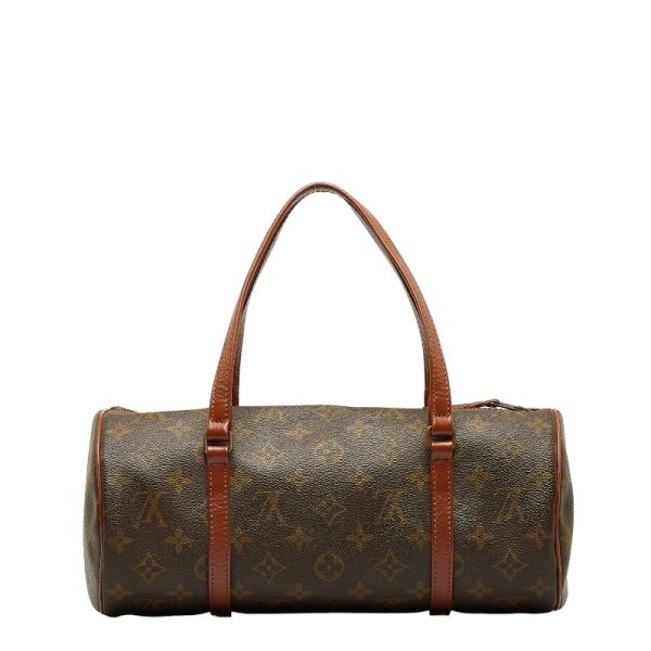 1 0129734 3 Louis Vuitton Monogram Papillon 30 Handbag Shoulder Bag M51365 Brown PVC Leather