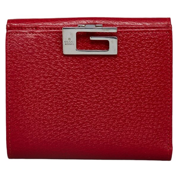 1 0129874 1 Gucci Bifold Wallet 0352031 Red Leather