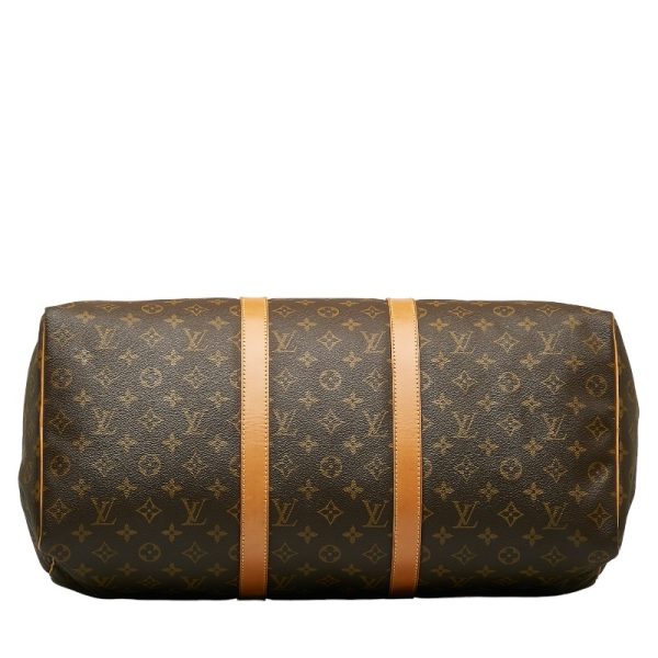 1 0131358 4 Louis Vuitton Monogram Keepall 50 Boston Bag M41426 Brown